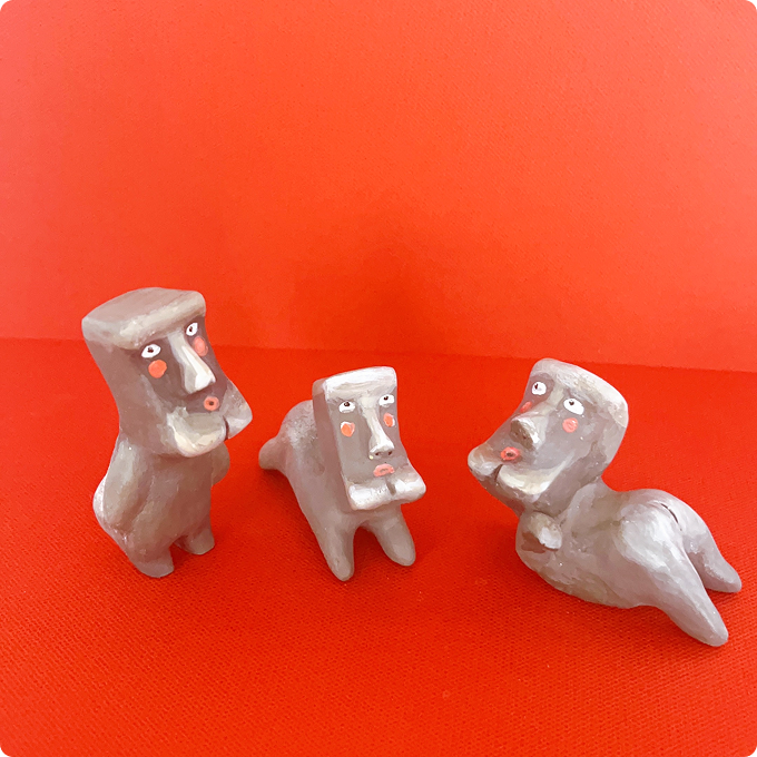 粘土で可愛いものを作ること